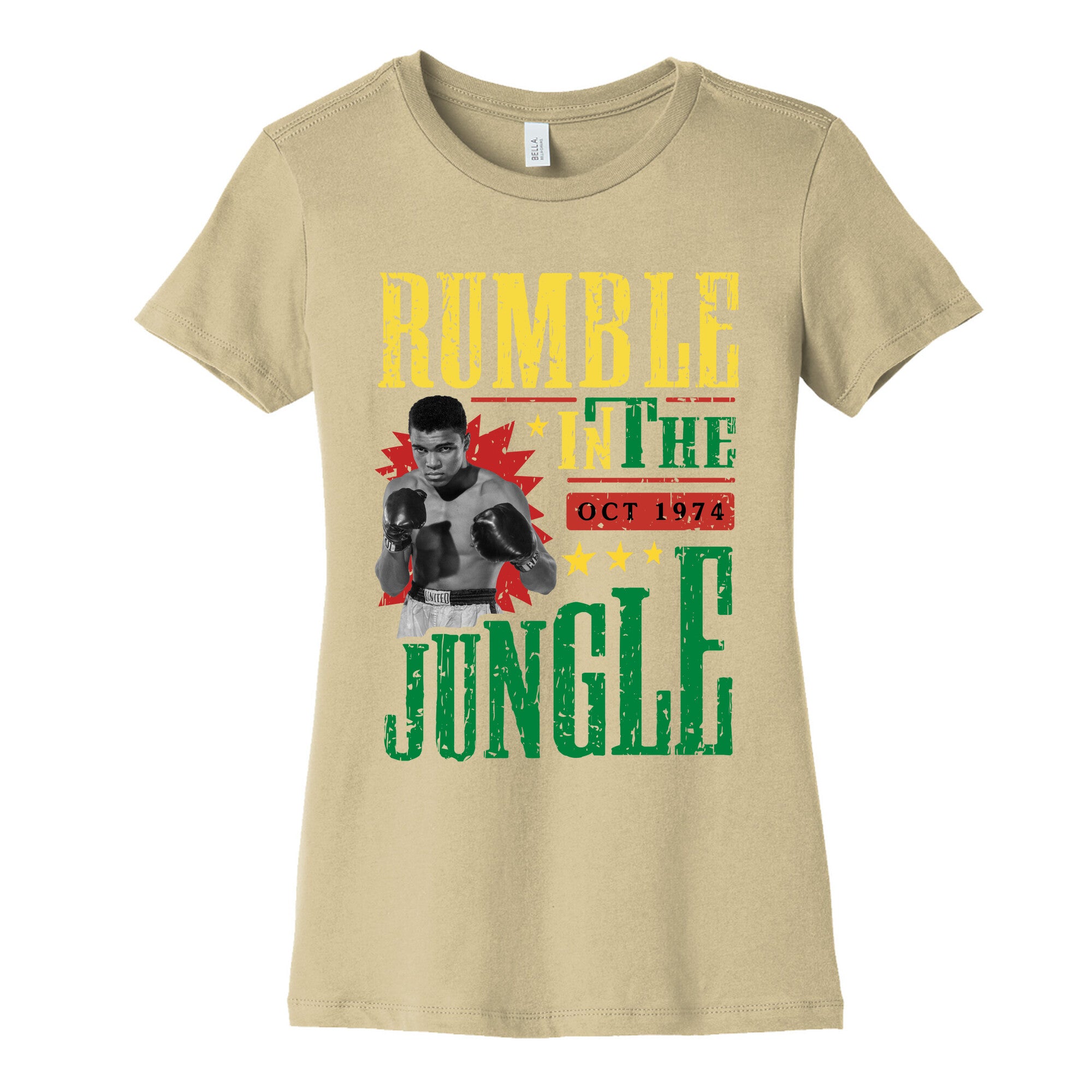 Rumble in the Jungle Womens Cotton Tee